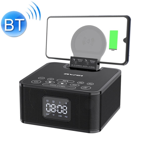 awei Y332 Wireless Charging Bluetooth 5.0 Speaker, Support Hands Free Voice Call