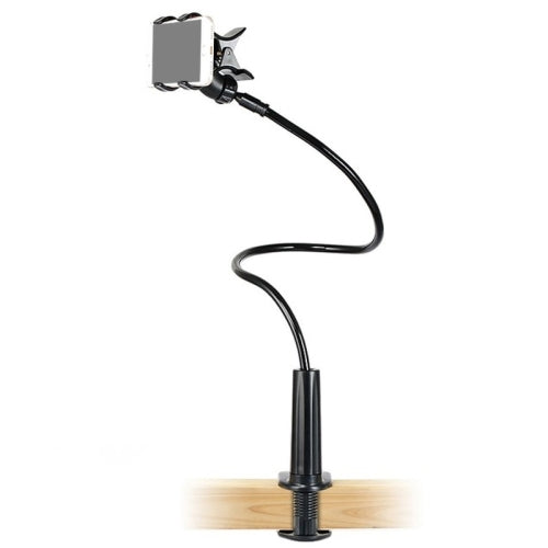 UBN-46 Regular Version Rotatable and Detachable Lazy Desktop Bedside Stand Mobile Phone Stand, Height: 90cm (Black)