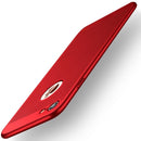MOFi for iPhone 7 Honeycomb Texture Breathable PC Shockproof Protective Back Cover Case(Red)