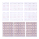 100 Sets for iPhone 7 & 7 Plus Water Damage Warranty Indicator Stickers