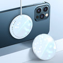 USAMS US-CD155 15W Super-thin Magnetic Fast Wireless Charger Magsafe for iPhone 12 Series(White)