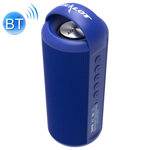 ZEALOT S36 Portable Heavy Bass Wireless Bluetooth Speaker with Built-in Mic, Support Hands-Free Call & TF Card & AUX (Blue)
