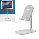WS3 Portable Telescopic Mobile Phone Tablet Desktop Holder Bracket, Standard Version, Ordinary Version (White)
