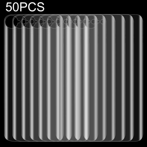 50 PCS for iPhone 8 & 7 0.1mm HD 3D Curved PET Back Full Screen Protector, No Retail Package