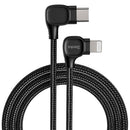 Banks M15 8 Pin Double Angle Head Design Mobile Game Fast Charging Cable, Length : 1.5m