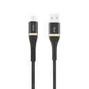 WIWU Elite Series ED-102 2.4A USB to Micro USB Interface Nylon Braided Fast Charging Data Cable, Cable Length: 3m