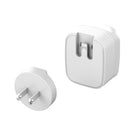 LDNIO A201 2.4A Dual USB Charging Head Travel Direct Charge Mobile Phone Adapter Charger With 8 Pin Data Cable (US Plug)