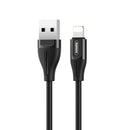 REMAX RC-075i 1m 2.1A USB to 8 Pin Jell Data Cable(Black)