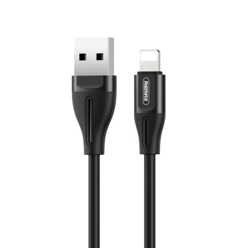 REMAX RC-075i 1m 2.1A USB to 8 Pin Jell Data Cable(Black)