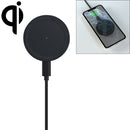 JJT-963 15W QI Standard Round Magsafe Wireless Fast Charge Charger for iPhone 12 Series(Black)