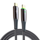 DUX DUCIS K-IV Series Type-C to 8 Pin Braided PD Fast Charging Data Cable, Length: 2m(Black)