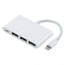 NK-1032 8 Pin to 8 Pin + 3 x USB Port Multi-function Adapter