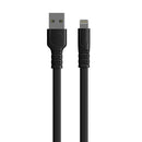 WK WDC-066i 2.1A 8 Pin Flushing Charging Data Cable, Length: 1m(Black)