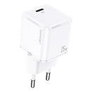 USAMS US-CC140 T42 25W Super Si PD Fast Charger, Plug Type: EU Plug(White)