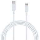 MOMAX 2m 3A Type-C / USB-C to 8 Pin PD Fast Charging Cable(White)