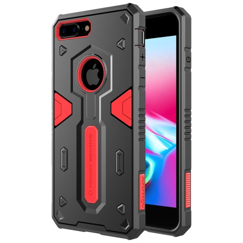 NILLKIN for iPhone 8 Plus Tough Defener II Case Shockproof TPU + PC Combination Cover(Red)