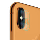 2 PCS ENKAY Hat-Prince 0.2mm 9H 2.15D Rear Camera Lens Tempered Glass Film for iPhone XS Max