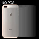100 PCS for iPhone 8 Plus & 7 Plus 0.3mm 9H Surface Hardness 2.5D Curved Edge Explosion-proof Premium Tempered Glass Back Screen Protector