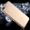 For iPhone 8 Plus & 7 Plus Diamond Border TPU Transparent Protective Back Cover Case (Transparent)
