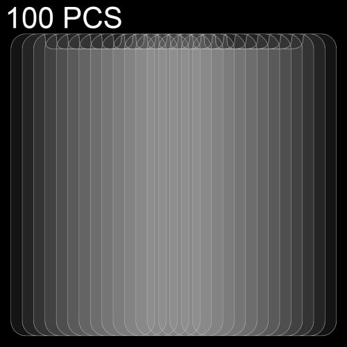 100 PCS 0.1mm HD Straight Edge PET Screen Protector for iPhone X / XS, No Retail Package