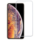 9H 2.5D Ultrathin Silk-screen Carbon Fiber Full Screen Protector Film for iPhone XS Max(White)