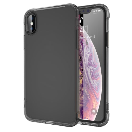 Transparent TPU Airbag Shockproof Case for iPhone XS Max (Black)