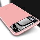 MOFI Full Coverage High Alumina Glass + PC + Lens Face Parnt Case for iPhone XS Max(Rose Gold)