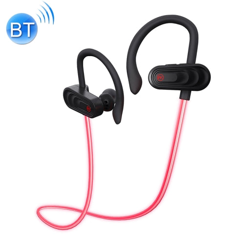 WK V13 Bluetooth 5.0 Pulse Laser Wired Control Bluetooth Earphone, Support Call(Black)