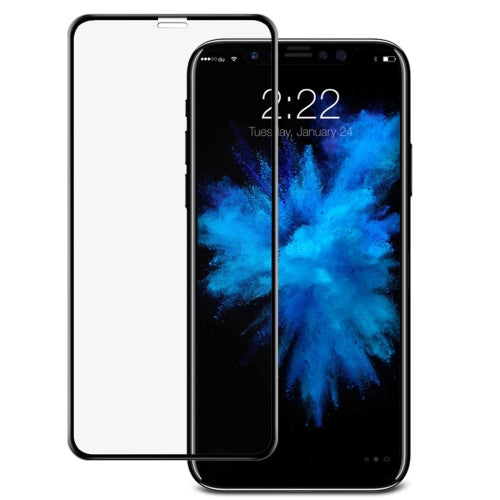 IMAK 9H Surface Hardness Full Screen Tempered Glass Film for iPhone X (Black)