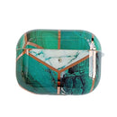 Electroplating Painted Shockproof TPU Protective Case For Apple AirPods Pro (Green)