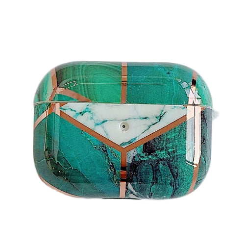 Electroplating Painted Shockproof TPU Protective Case For Apple AirPods Pro (Green)