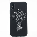 Wishing Bottle Painted Pattern Soft TPU Case for iPhone XS / X