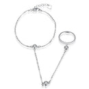S925 Sterling Silver Personality Fashion Women Bracelet Jewelry