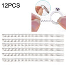 12 PCS 5mm 10cm Ring Size Tightener Reducer Resizing Tools Ring Spiral Adjuster for Male