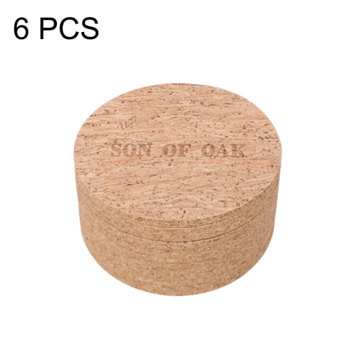 Original Xiaomi Youpin 6 PCS / Set Natural Cork Thermostatic Kitchen Insulation Plate Pads, Size: 145x145x6mm