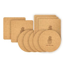 Original Xiaomi Youpin 10 PCS / Set Natural Cork Thermostatic Kitchen Insulation Cup Pads, Size: 95x95x6mm