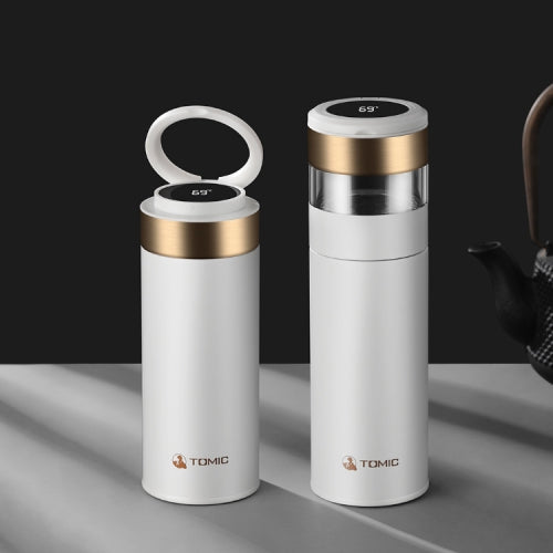 Original Xiaomi Youpin TOMIC TW60050 Intelligence Tea Water Separation Thermos Cup Insulated Kettle,Capacity: 350ml(White)