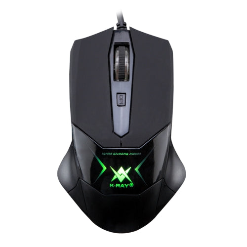 K-RAY M691 Ergonomics Design Game Backlight USB Wired Mouse(Black)