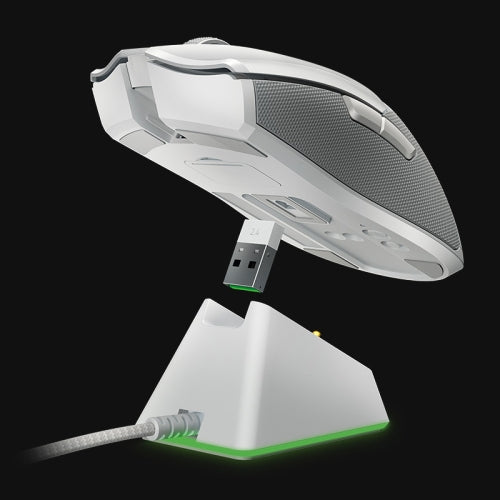 Razer Viper Ultimate 20000 DPI Optical 8-keys Programmable 2.4GHz Wireless + Wired Mouse, Cable Length: 1.8m (White)