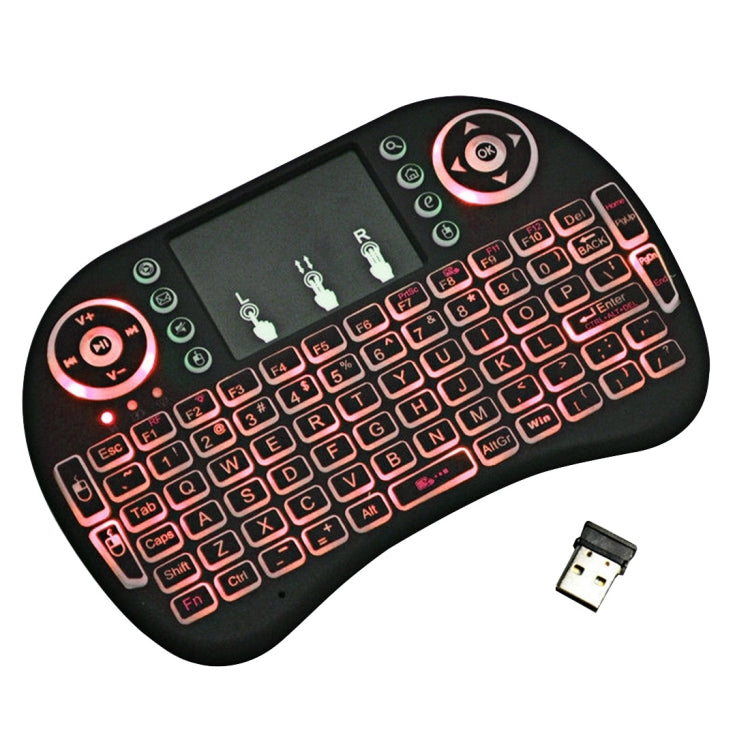 mini i8 Air Mouse 92-keys QWERTY 2.4G Wireless Backlight Keyboard with