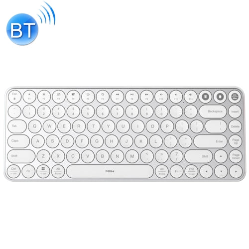 Original Xiaomi Youpin MIIIW 85 Keys Wireless Bluetooth + 2.4GHz Dual Modes Keyboard (White)