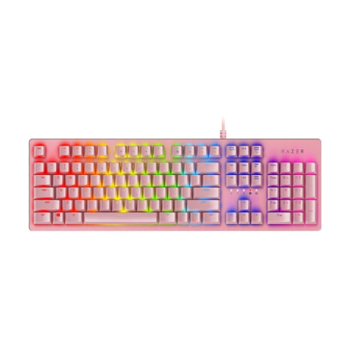 Razer Huntsman Tournament RGB Lighting Wired Gaming Mechanical Keyboard, Paragraph Optical Axis (Pink)