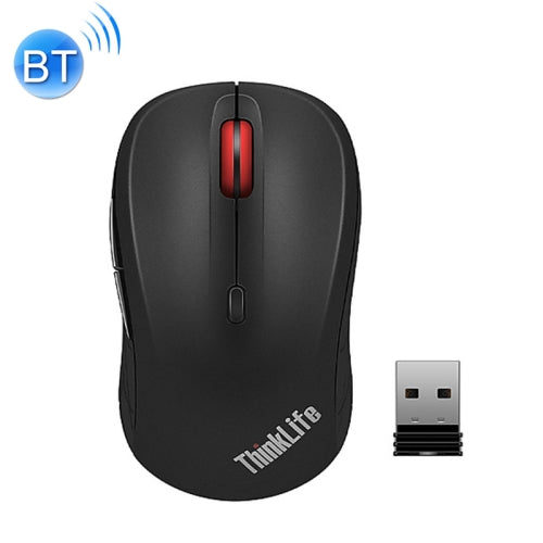 Lenovo ThinkLife Dual Mode Mute Wireless Bluetooth Mouse (Black)