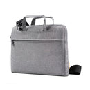 POFOKO A500 14 inch Portable Business Casual Polyester Multi-function Laptop Bag with Shoulder Strap(Grey)