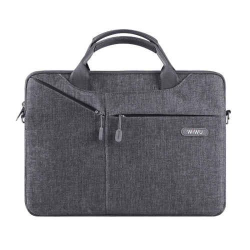 WiWU City Commuter Business Laptop Bag Carrying Handbag for 15.4 inch Laptop(Grey)