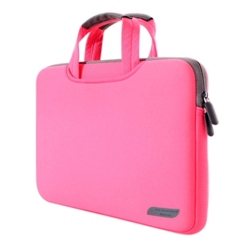 15.6 inch Portable Air Permeable Handheld Sleeve Bag for Laptops, Size: 41.5x30.0x3.5cm(Magenta)