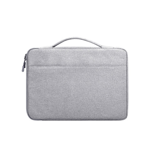 Oxford Cloth Waterproof Laptop Handbag for 15.6 inch Laptops, with Trunk Trolley Strap(Grey)