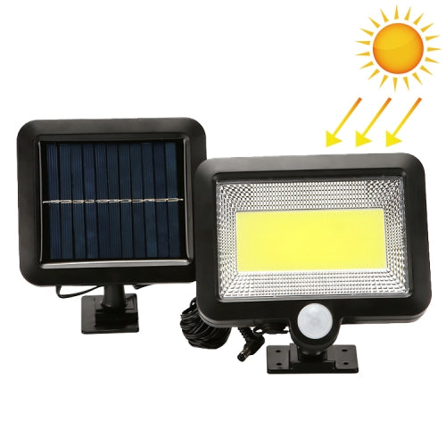 Solar Wall Light COB Separate Human Body Induction Garden Light Waterproof Outdoor Lighting Street Light