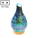 2W Vase-shaped Household Mute Aromatherapy Humidifier Colorful Night Light, Water Tank Capacity: 100mL, EU Plug