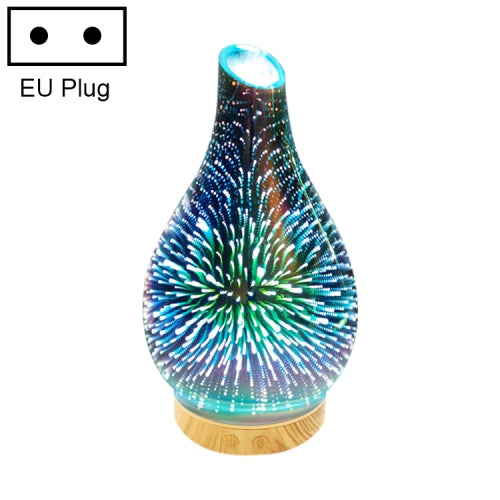 2W Vase-shaped Household Mute Aromatherapy Humidifier Colorful Night Light, Water Tank Capacity: 100mL, EU Plug